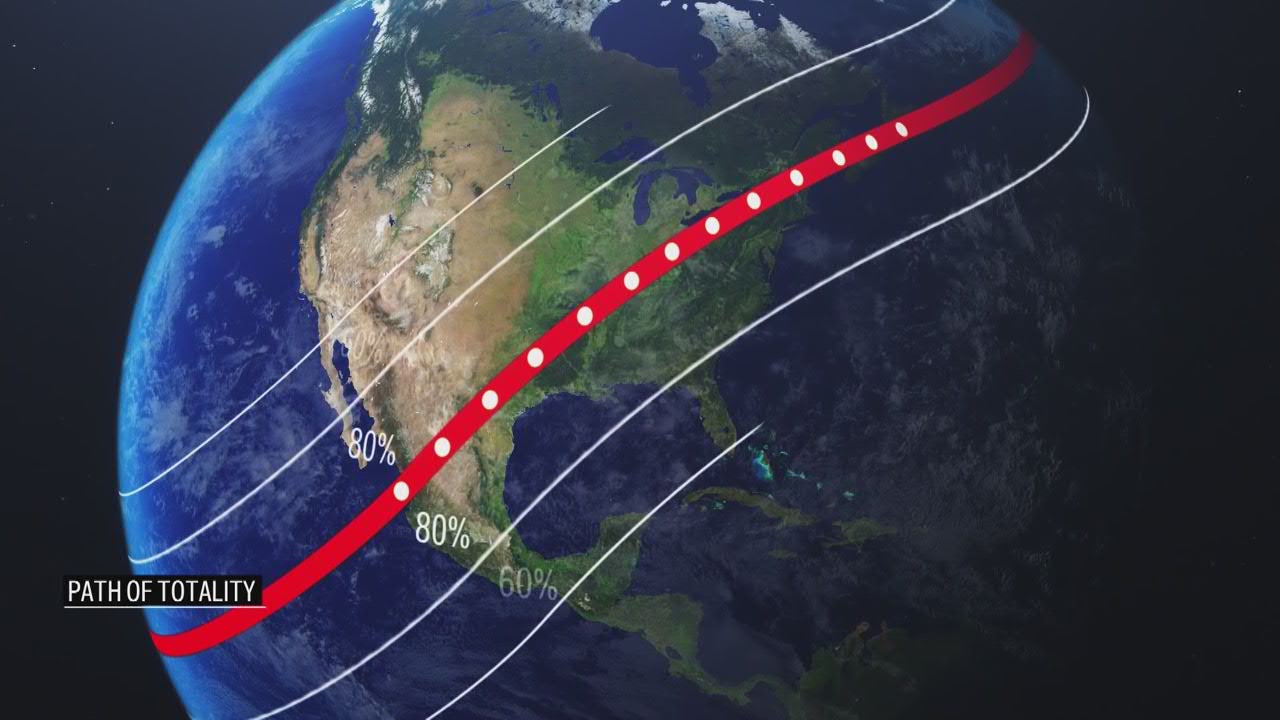 Total Solar Eclipse April 8 2025 Map