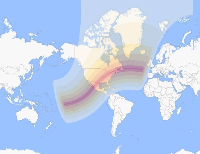 2025 Total Eclipse Path Europe