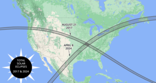 Eclipse 2024 solar path total map arkansas showing