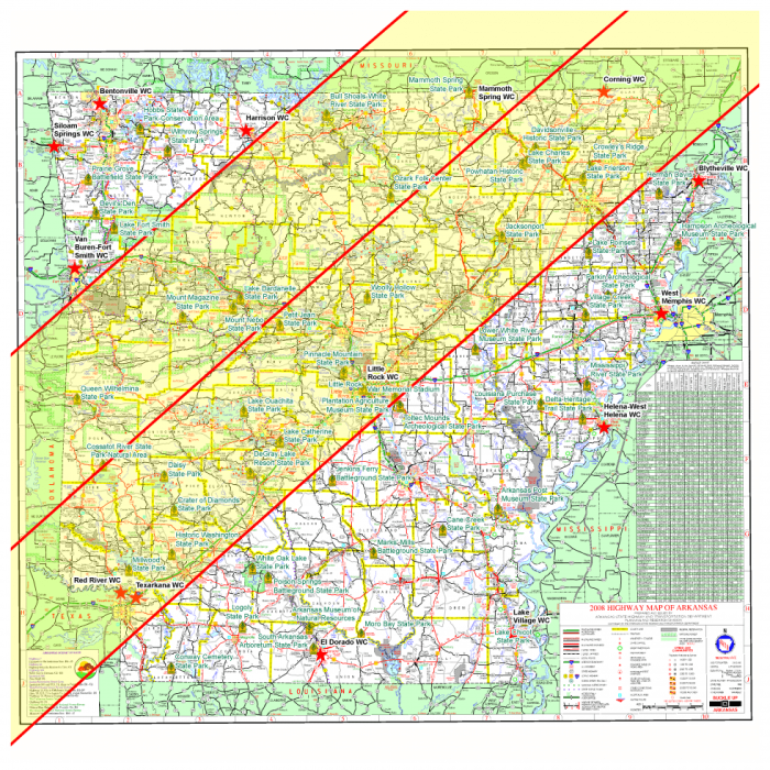 Total Solar Eclipse 2025 Arkansas Map