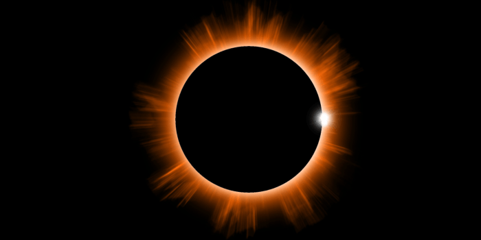 Eclipse fire corona annular consumes want heard passover stockfotos