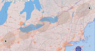 2025 Total Solar Eclipse Path Canada