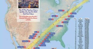 Path Of Total Lunar Eclipse 2025