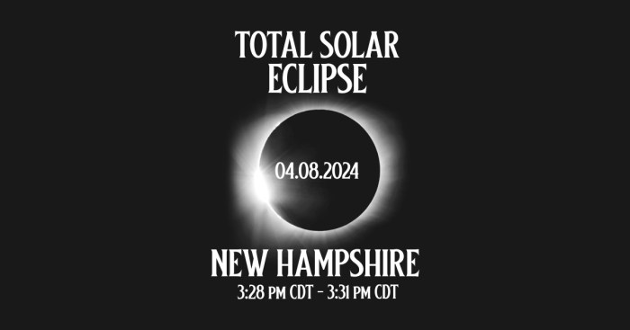 New Hampshire Total Solar Eclipse 2025