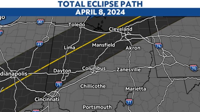 Ohio Total Eclipse 2025 Map