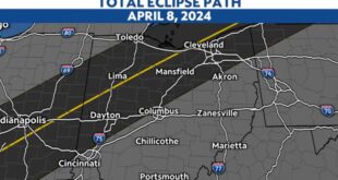 Eclipse ohio solar 2024 path total maybe better even columbus will next sites