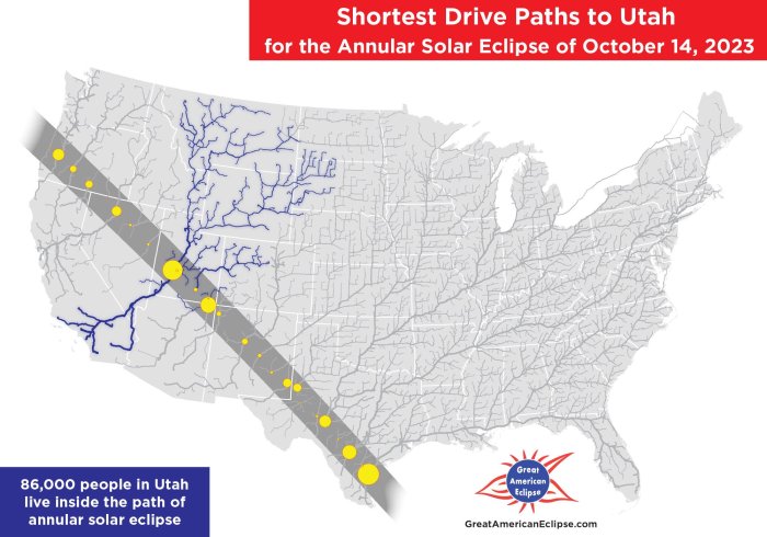 Trajectory Of Total Solar Eclipse 2025