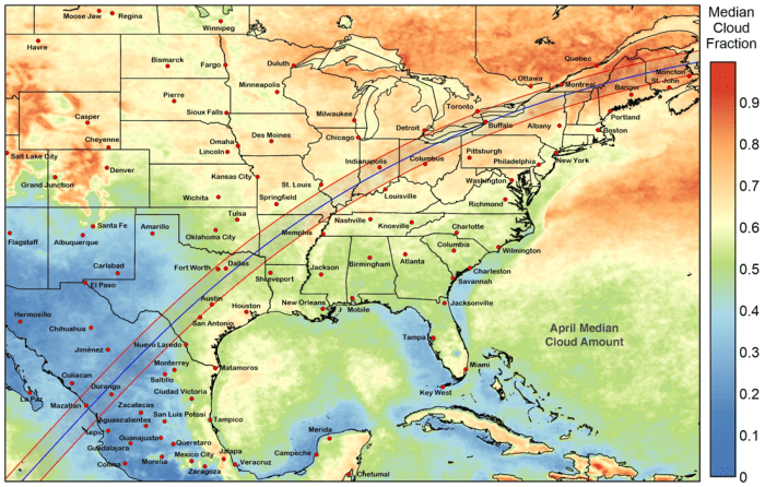 What Countries Does The Total Solar Eclipse Run Through On April 8 2025