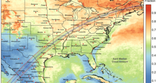 2025 Total Eclipse Path Interactive Map