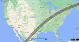 Total Eclipse 2025 Texas Map