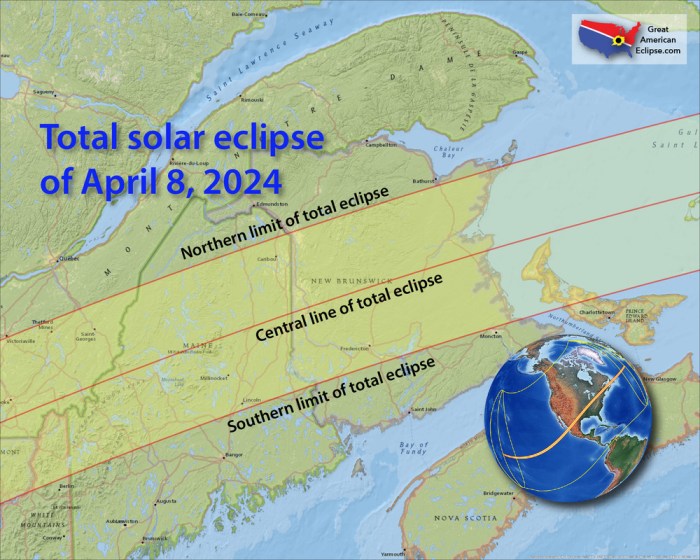 2024 april eclipse solar total path maine detailed over states provinces canadian canada mexico united maritime publication development enlarge click