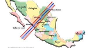 Total Eclipse 2025 Mexico Map