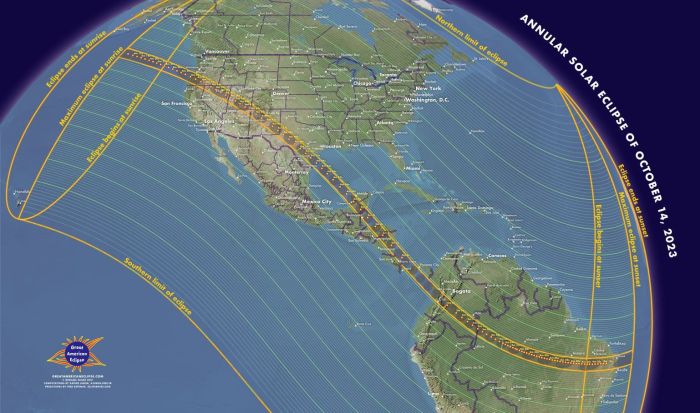 Total Eclipse Locations 2025