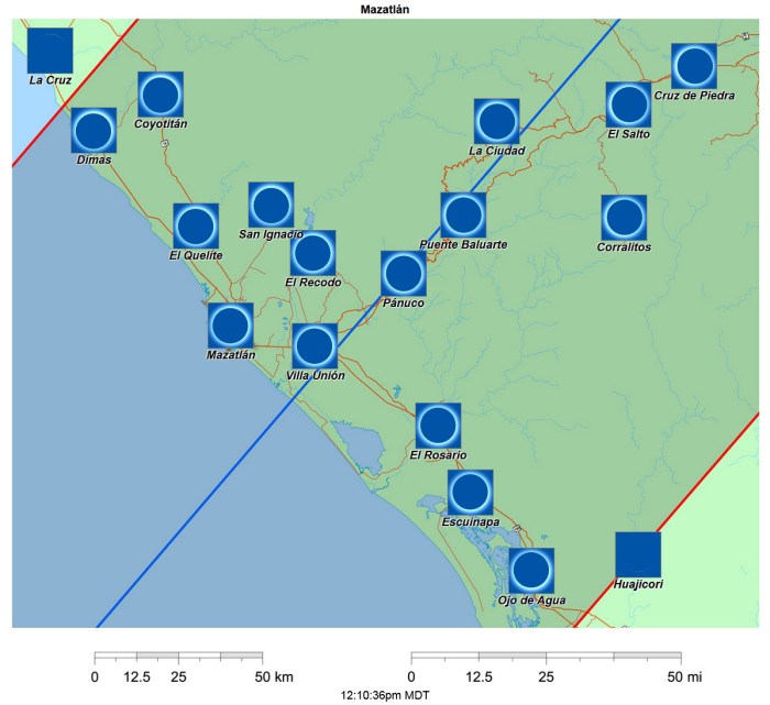 2025 Total Solar Eclipse Mexico