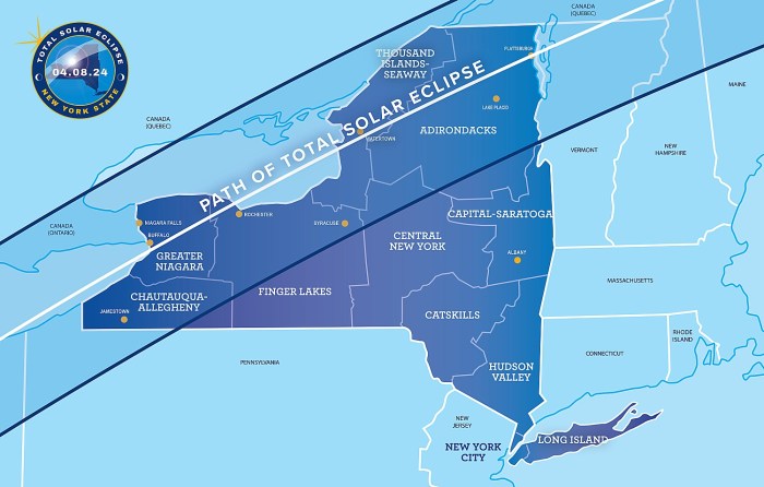 Total Eclipse 2025 Time New York