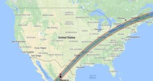 2025 Total Solar Eclipse Path Indiana