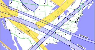 Total Solar Eclipse North America 2025 Map