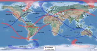 Total Solar Eclipse Locations 2025