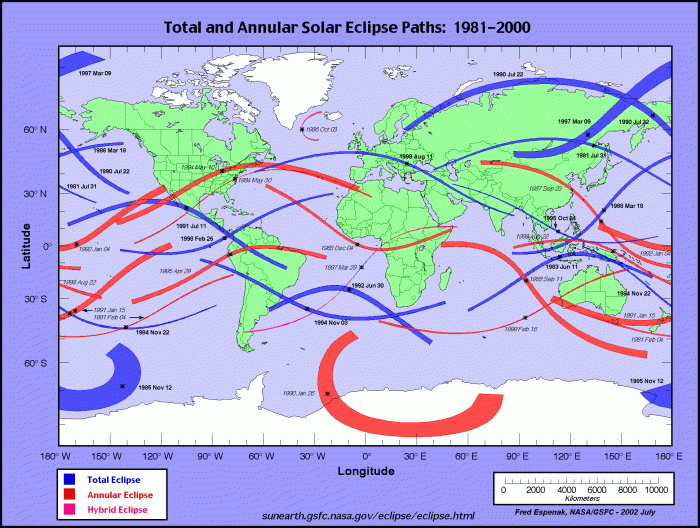 Map For Total Solar Eclipse 2025