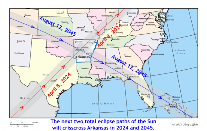 Path Of Total Eclipse 2025 Arkansas