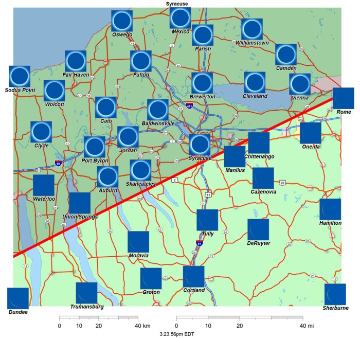 Syracuse Total Eclipse 2025