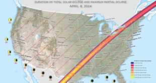 Map Of Total Eclipse April 8 2025