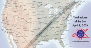 A Total Solar Eclipse Will Occur On April 8