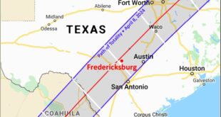 Fredericksburg Tx Total Eclipse 2025