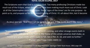 Total Eclipse 2025 Christianity