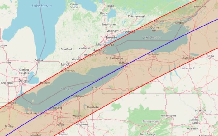 Total Eclipse 2025 Ontario Time