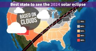 Total Eclipse 2025 Map Ohio