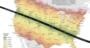 2025 Total Solar Eclipse Google Map