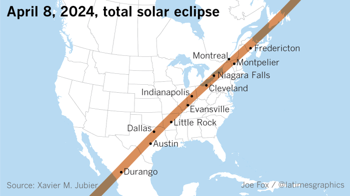 2025 Total Eclipse Path Canada