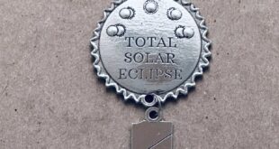 Total Solar Eclipse 2025 Ornaments Insianapolis Motor Speedway