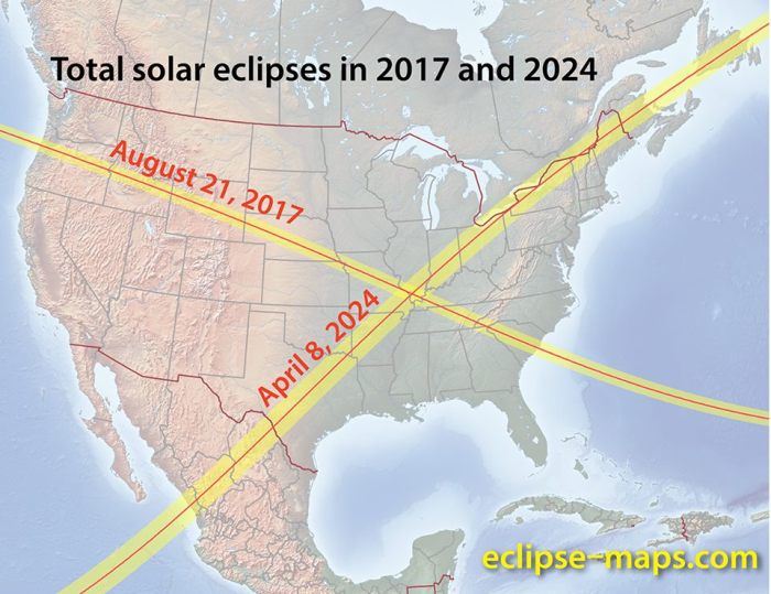 Total Eclipse 2017 And 2025