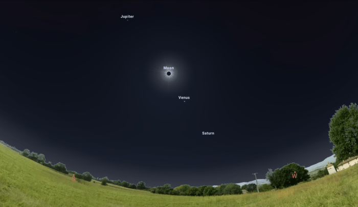 Epicenter Of Total Eclipse 2025