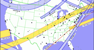 Eclipse solar nasa eclipses world paths 2025 map annular maps total 2001 gsfc gov seatlas predictions atlas will sun america