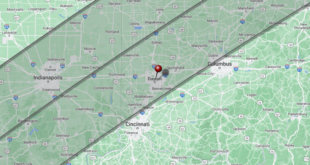 Total Eclipse 2025 Ohio Path