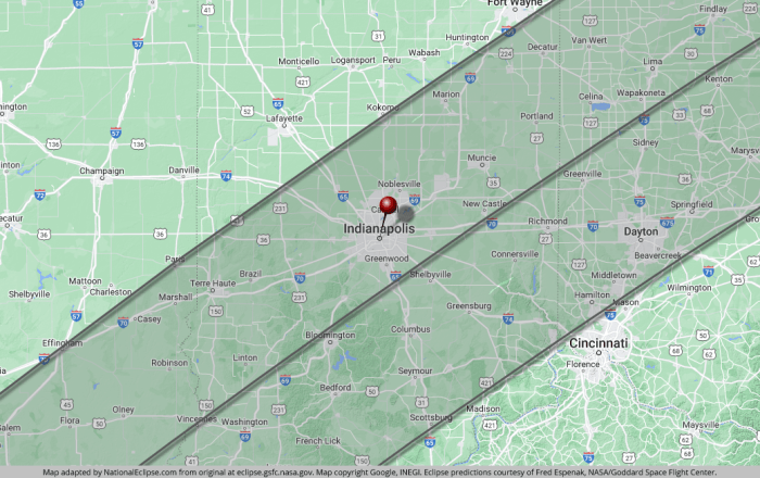 Total Solar Eclipse 2025 Time Indiana