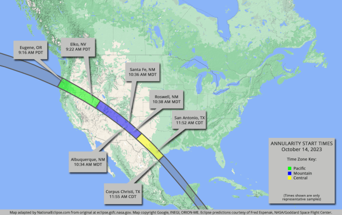 Total Eclipse 2025 Path