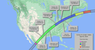 Path Of April 8 2025 Total Eclipse