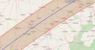 Path eclipse ohio through north 2024 totality april cities american great america oh circumstances maps