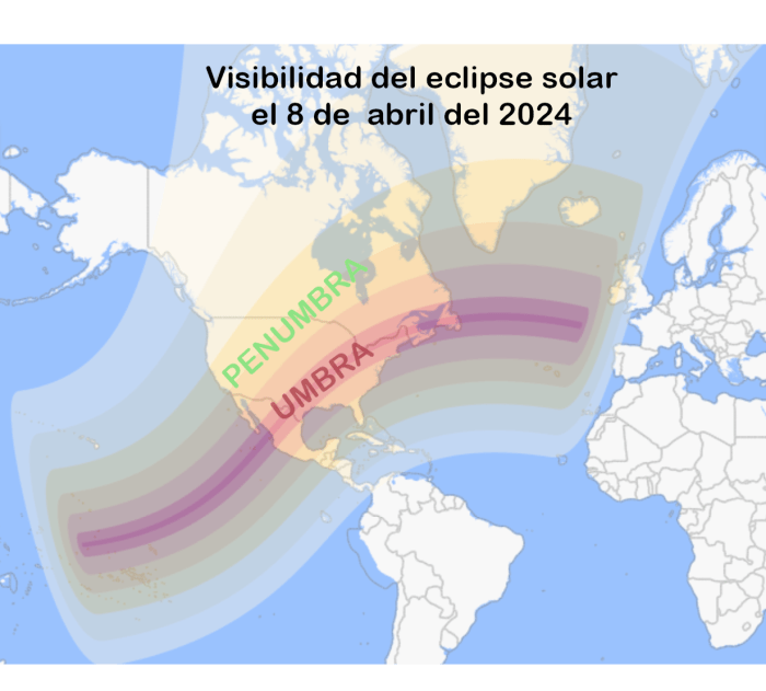 Total Eclipse Path 2025 Mexico