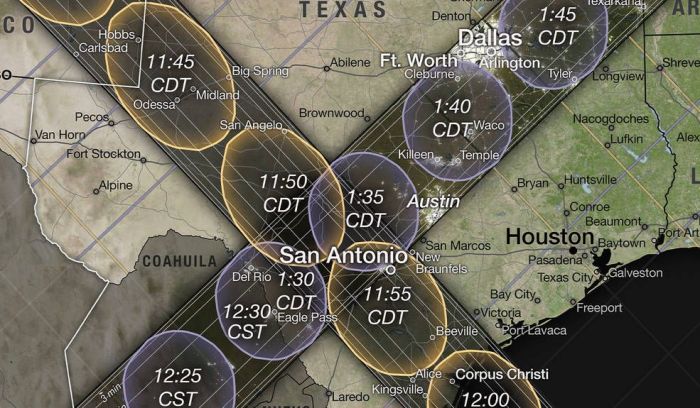 Total Eclipse In Dallas 2025