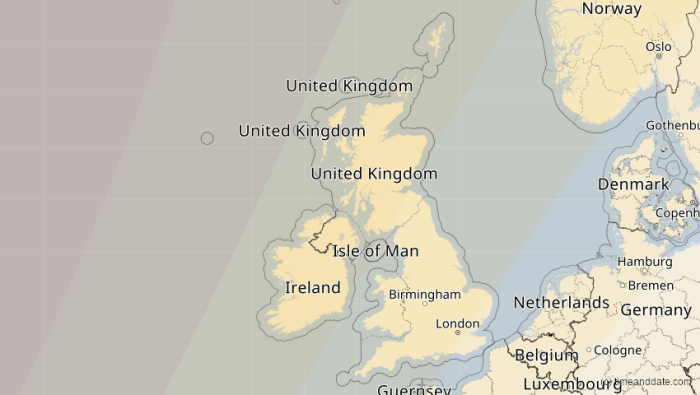 Total Eclipse 2025 Uk