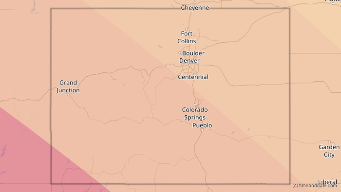 Total Eclipse 2025 Time Colorado