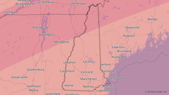 Eclipse 2024 york solar map total path april maps totality detailed