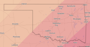 Total Eclipse 2025 Path Oklahoma