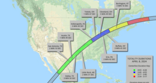 2025 Total Eclipse Path Usa